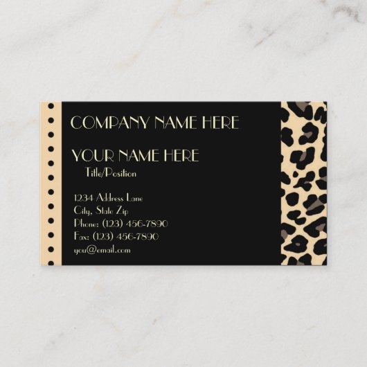 Afsprakenkaartje (Voorkant)