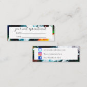 Afsprakenkaartje Mini Visitekaartje (Voorkant / Achterkant)