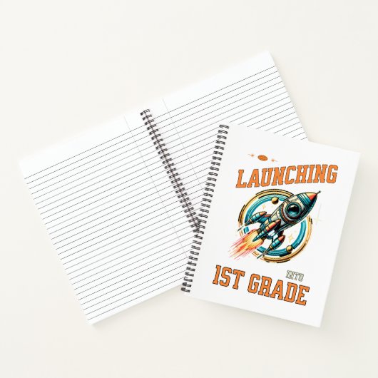 Afspringen naar het 1e leerjaar - Terug naar schoo Notitieboek (Binnen)