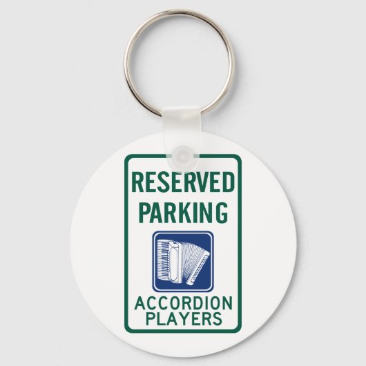 Afstand accordeonspeler sleutelhanger (Voorkant)