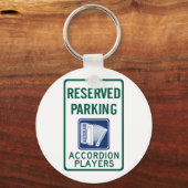 Afstand accordeonspeler sleutelhanger (Voorkant)