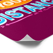 Afstand behouden poster (Hoek)