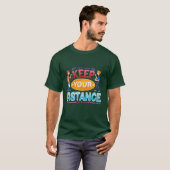 Afstand behouden t-shirt (Voorkant volledig)