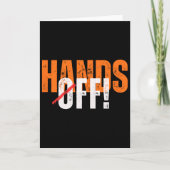 Afstand bewaren! Anti-trump  Kaart (Voorkant)