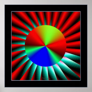 Afstand diepteperceptie poster