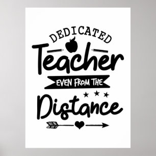 Afstand docent poster
