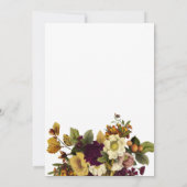 Afstand douche bordeaux bloemen virtuele douche kaart (Achterkant)