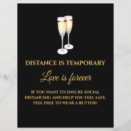 Afstand is tijdelijke liefde voor eeuwig vliegend flyer