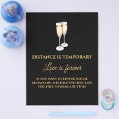 Afstand is tijdelijke liefde voor eeuwig vliegend flyer (Enkel)