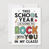 Afstand leren Einde jaar kaart (Voorkant)