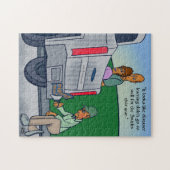 Afstand leren Jigzaag Puzzle Legpuzzel (Horizontaal)