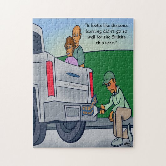 Afstand leren Jigzaag Puzzle Legpuzzel (Verticaal)