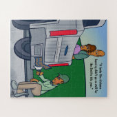 Afstand leren Puzzle 56 stuks Legpuzzel (Horizontaal)