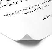 Afstand maakt het warmtegroeionderteken poster (Hoek)