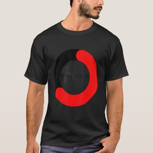 Afstand moderne vrijheid t-shirt (Voorkant)
