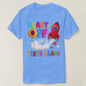 Afstand naar 6e Grade Astronaut Space Star 1st T-shirt (Design voorkant)