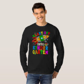 Afstand naar school in kindergarten t-shirt (Voorkant volledig)