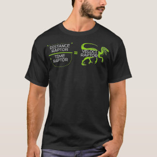 Afstand Raptor tijdRaptor Velociraptor T-shirt
