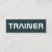 Afstand reusachtige tekstafdekking mini visitekaartje (Voorkant)