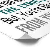 Afstand (standaardgrootte lijst afbeelding) poster (Hoek)