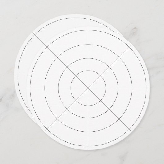 Afstand tabelblad van effectraster - kaart (Voorkant / Achterkant)