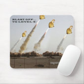 Afstand tot niveau 4 Mousepad Muismat (Met muis)