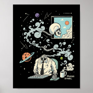 Afstand van ADHD-skelet 61 Poster