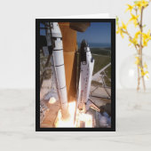 Afstand van de Space Shuttle "Endeavor" Kaart (Gele Bloem)