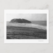 Afstand van het Uitzicht van de Point Sur Light St Briefkaart (Voorkant)