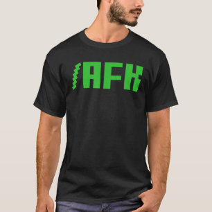 Afstand van toetsenbordspel t-shirt