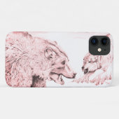 Afstand (zalm) Case-Mate iPhone case (Achterkant (horizontaal))