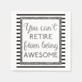 Afstand zwart en zilver servet (Voorkant)