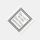 Afstand zwart en zilver servet (Hoek)