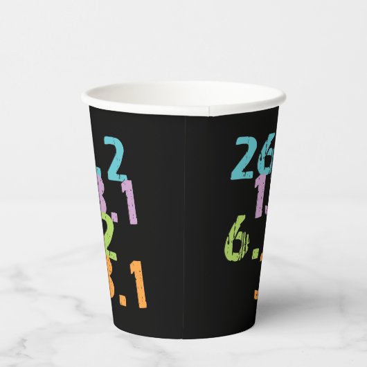 afstanden van looppapier papieren bekers (Rechts)