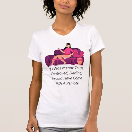 Afstandsbediening Vrouwen T-shirt (Voorkant)