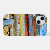 Afstandsbord iPhone 15 Case (Achterkant horizontaal)