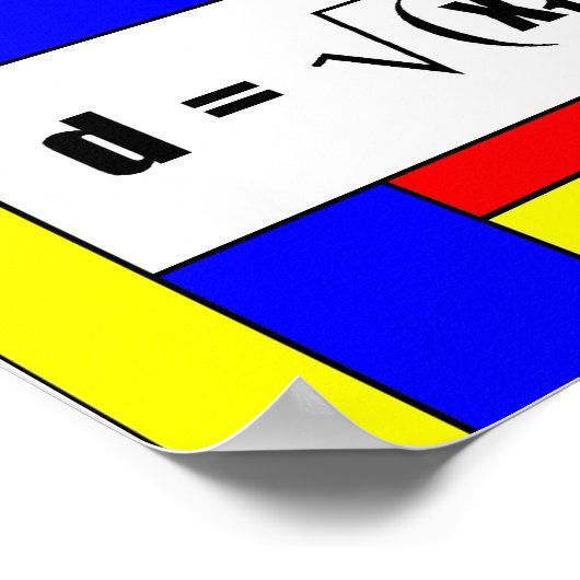 Afstandsformule Poster (Hoek)