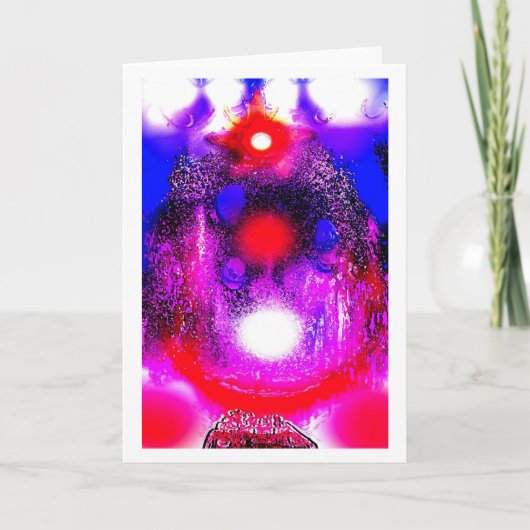 Afstandsgenezing Feestdagen Kaart (Voorkant)