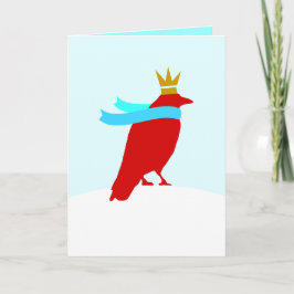 afstandskraai feestdagen kaart