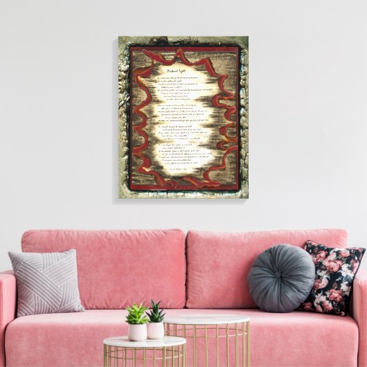 Afstandslicht Canvas Afdruk (Insitu (Woonkamer))