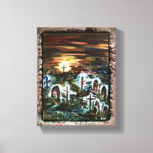 Afstandslicht Canvas Afdruk