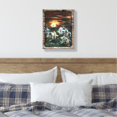 Afstandslicht Canvas Afdruk (Insitu (Slaapkamer))