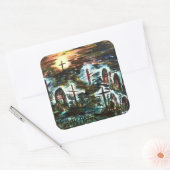 Afstandslicht Vierkante Sticker (Envelop)