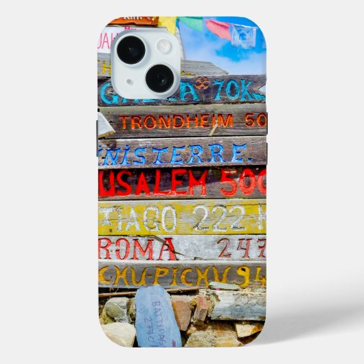 Afstandsteken Case-Mate iPhone Case (Achterkant)