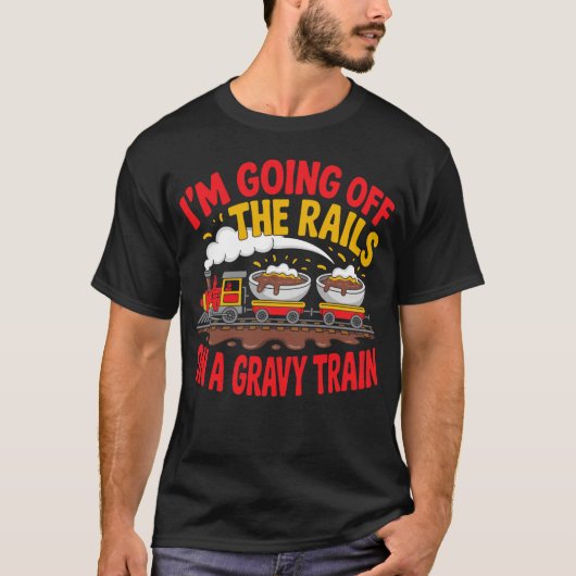 afstappen van de grijze trein t-shirt (Voorkant)