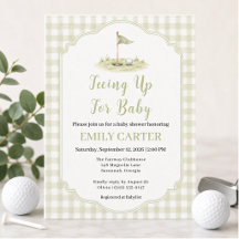 Afstappen voor Baby Sage Groene Golf Baby Borrel