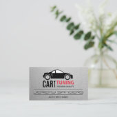 Afstelling van de auto | Logo voor automatische re Visitekaartje (Staand voorkant)