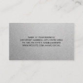 Afstelling van de auto | Logo voor automatische re Visitekaartje (Achterkant)