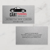 Afstelling van de auto | Logo voor automatische re Visitekaartje (Voorkant / Achterkant)