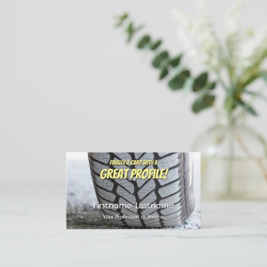 Afstelling van de funny band fitter en wielexpert visitekaartje (Staand voorkant)